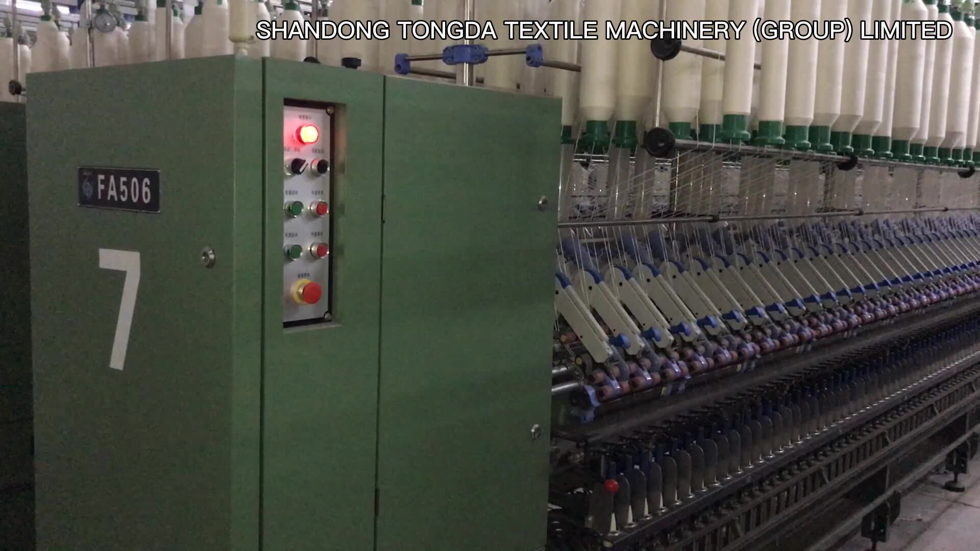 Ring Spinning Line Machinery Cotton Yarn 516 Spindles Ring Spinning