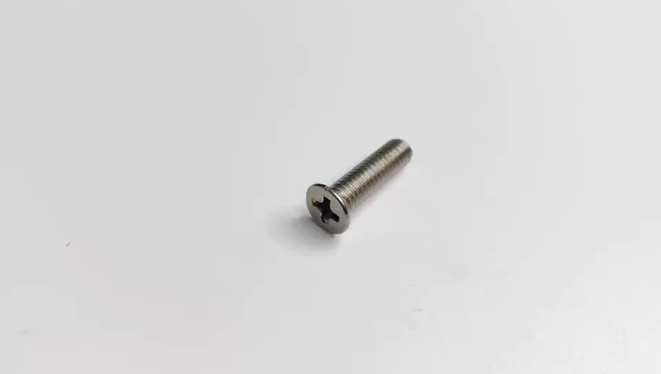 Tornillos Métricos Cabeza Redonda Tornillos De Chapa Acero Inoxidable A4 - Cabeza Plana, Ranura Cruz, Tamaños M3 A M6 Tornillos Chapa Acero Inoxidable A4
