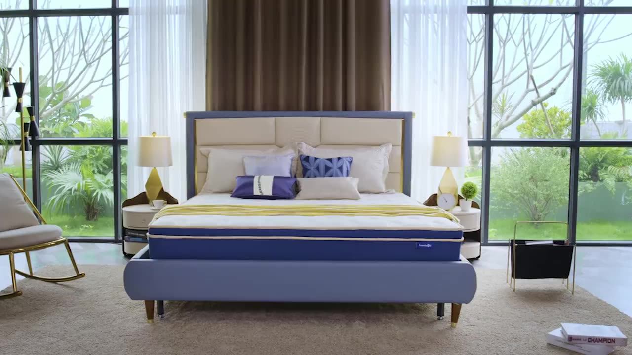 Bedroom Furniture Hotel Mattress Sleep Well Comfort Roll Up Pocket