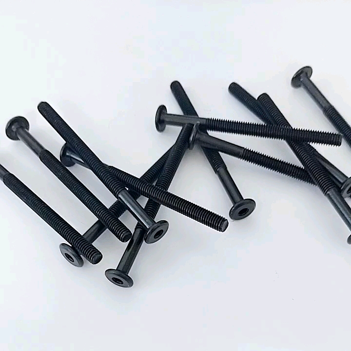 Stainless Steel Flat Head Hex Socket Furniture & Barrel Sleeve Nut Lock