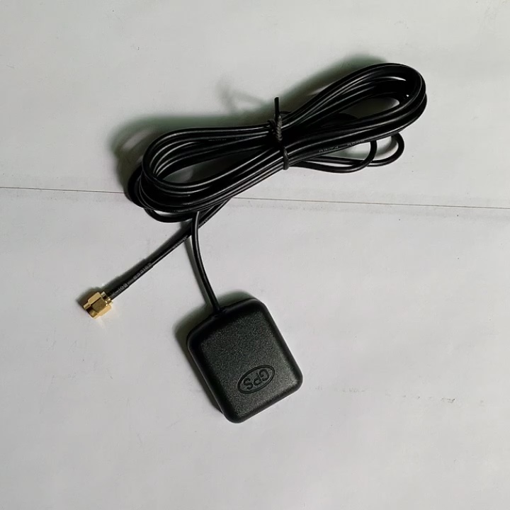 Car Recorder GPS Navigation Accessories External Antenna Module 3.5mm Plug Black 