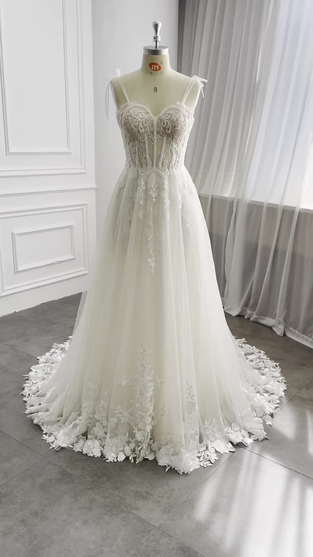 Corset Back Wedding Dress Lace
