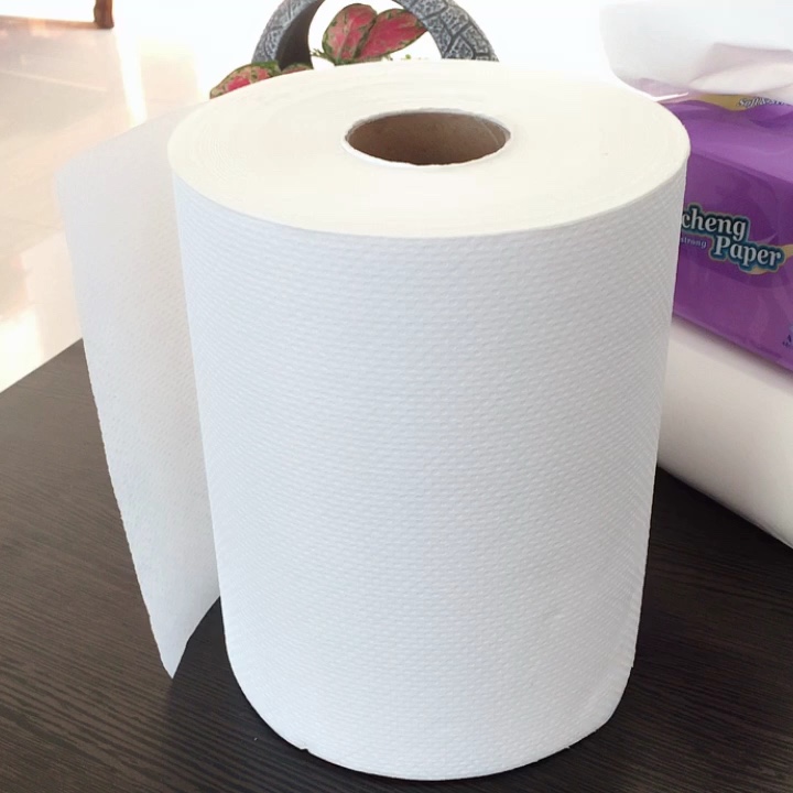 Hand Paper Towel Rolls Tissue Papers In Rolls 8" White Hardwound