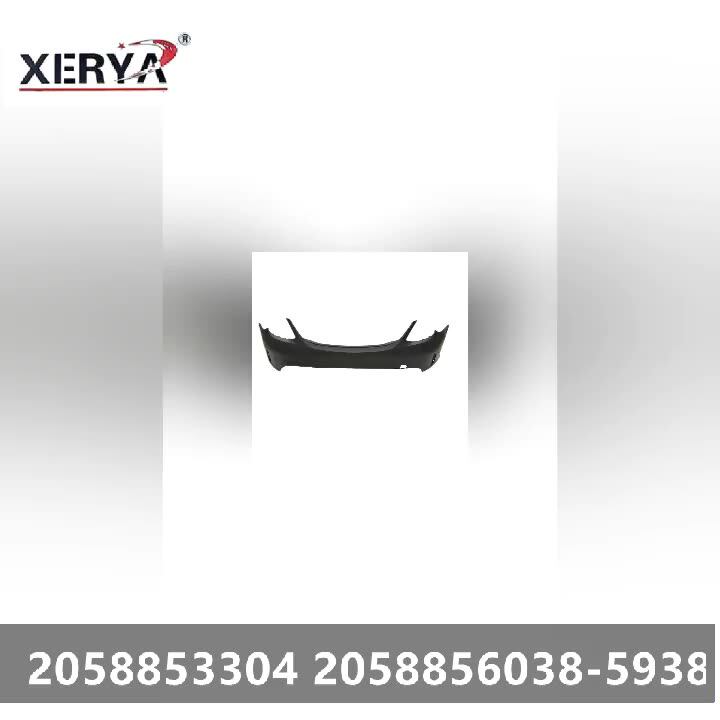 Zwart RVS Achterbumperprotector Compatibel Met Mercedes C Klasse 2014 2021