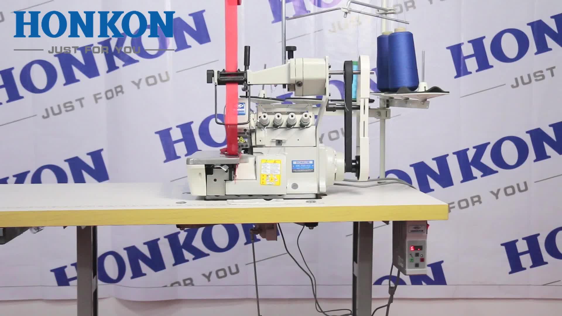 Hk7004/lfc High Speed Four 4 Thread Elastic Attaching Industrial