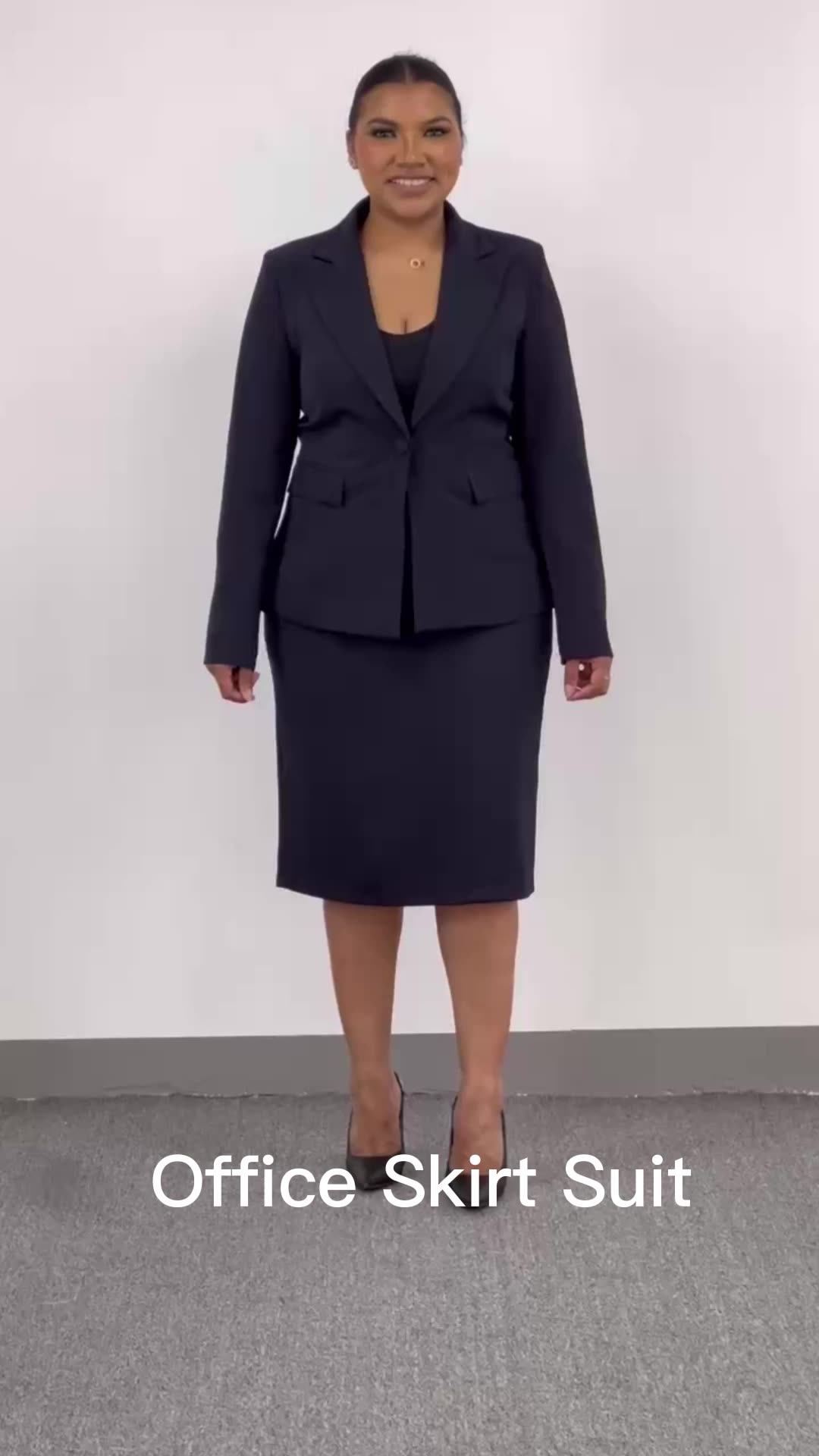 Hot Selling Colors Ladies Suit Skirt Office Wear Midi Skirt