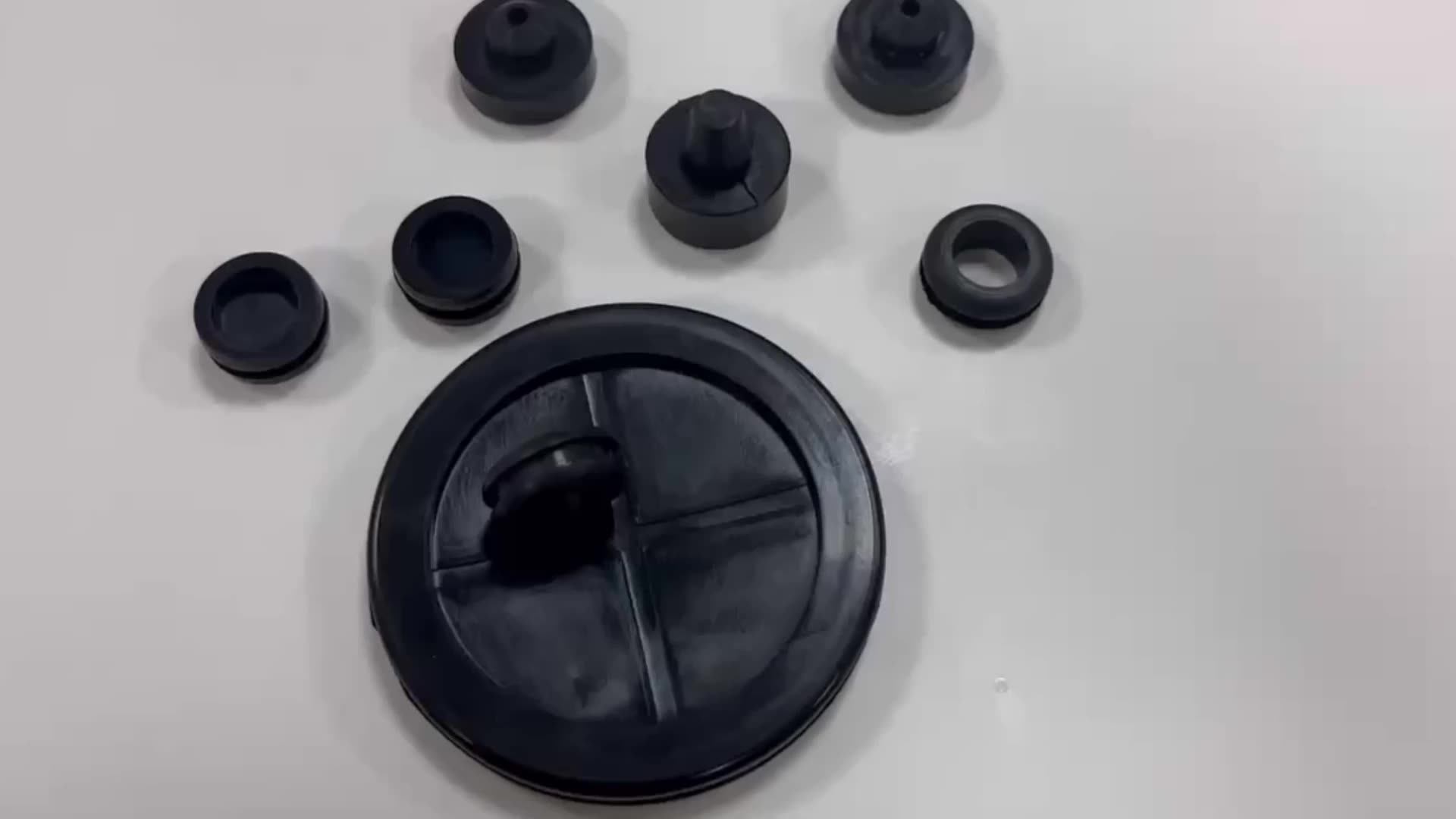 Longcheng Custom Silicone Rubber Grommets Square Rectangular Oblong