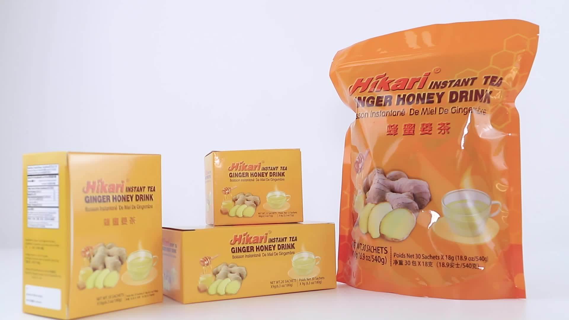 Chinese supplier hot sale Instant Honey Ginger Drink OEM Ginger Tea