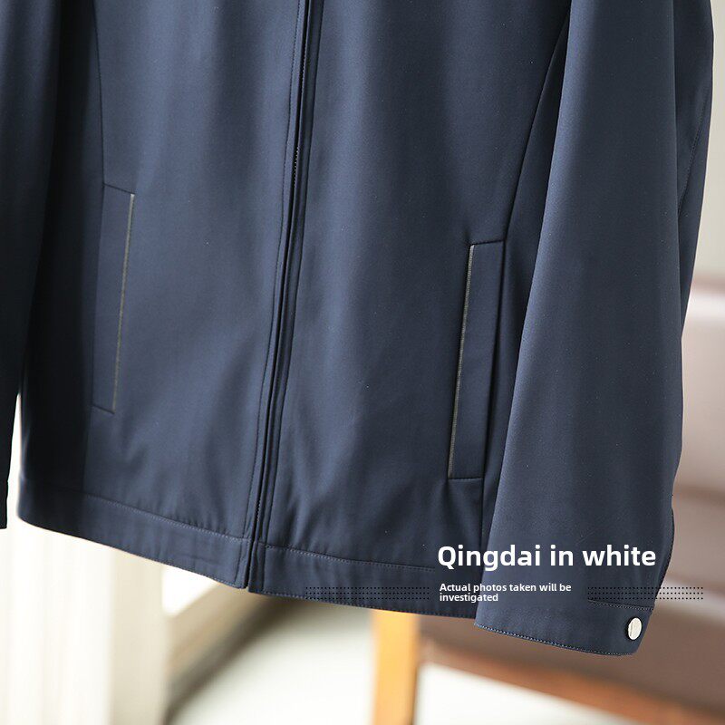 Классическая отворот Старый кадр серия Пересечение внешняя торговля мужской одежда фабрика вырезать хвост Вкус бизнес механическая обработка куртка осень                