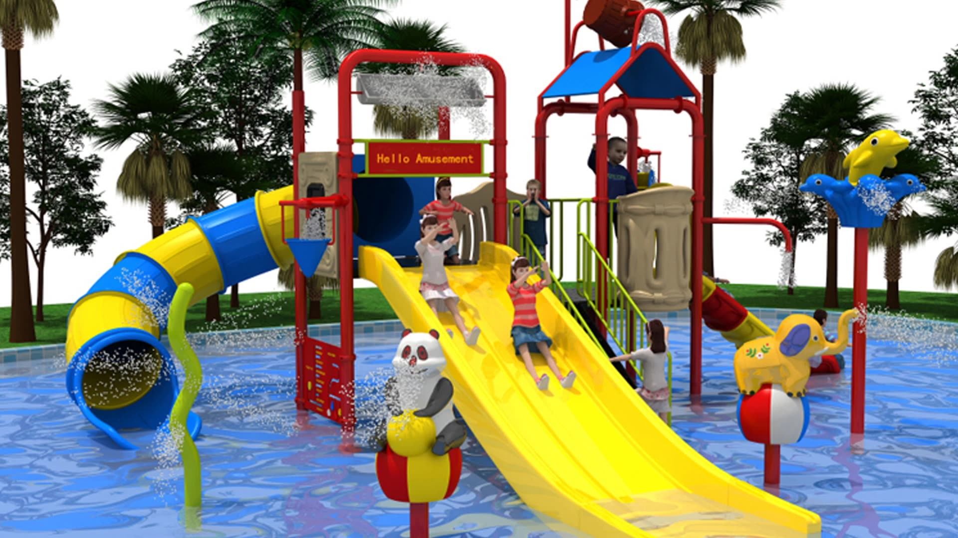 Hot Selling Adult Kids Playground Equipment Manufacturer Swimming Pool
