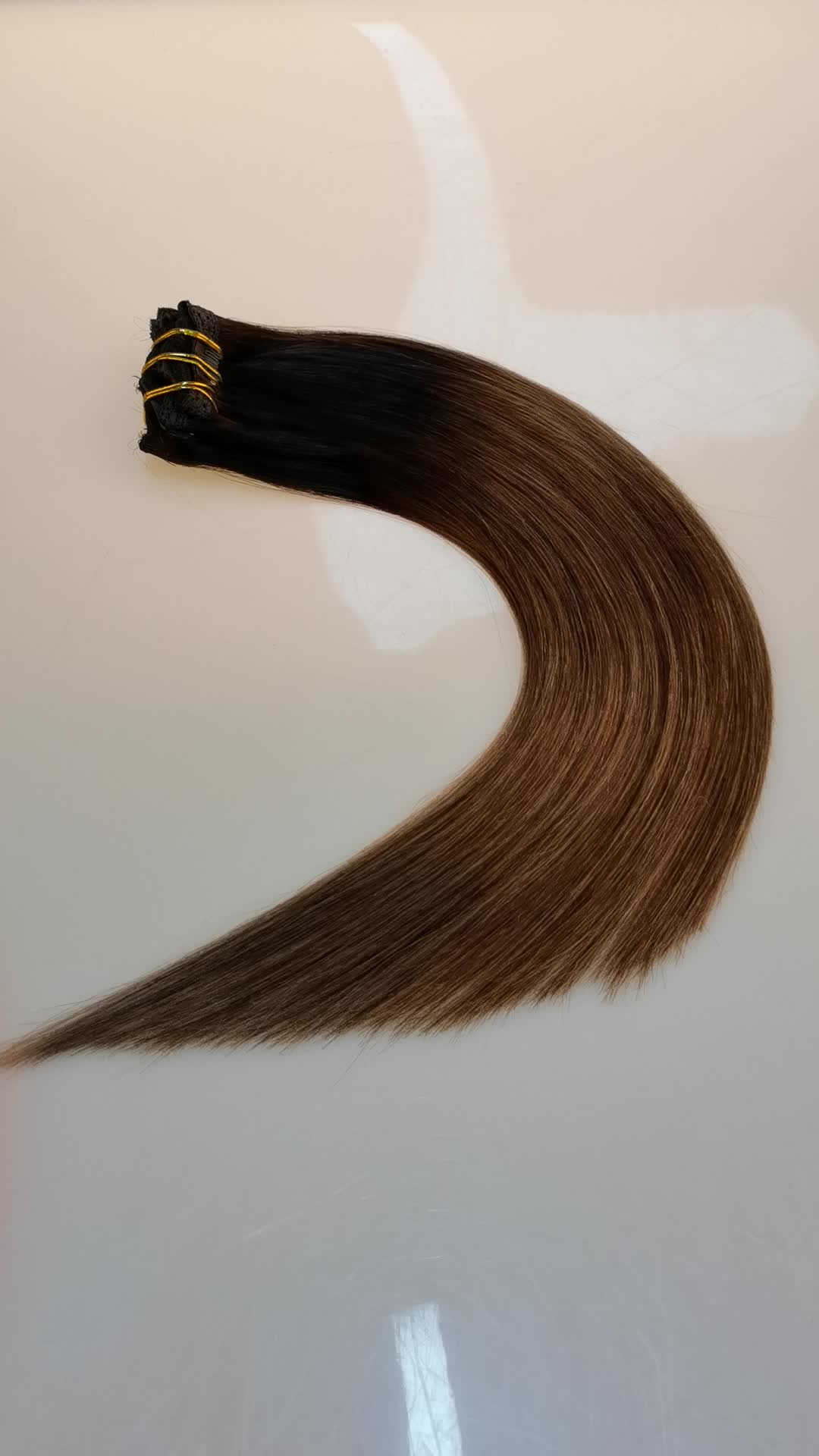 Wholesale Remy 100 Clip In Human Hair Extensions Double Drawn Human