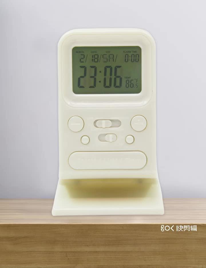 Small Lcd Travel Clock Buy Travel Alarm Clock Battery Operated,Travel