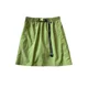 American retro ~ summer new quick-drying A- shaped skirt ~ anti-light skirt thin cool outdoor skirt women