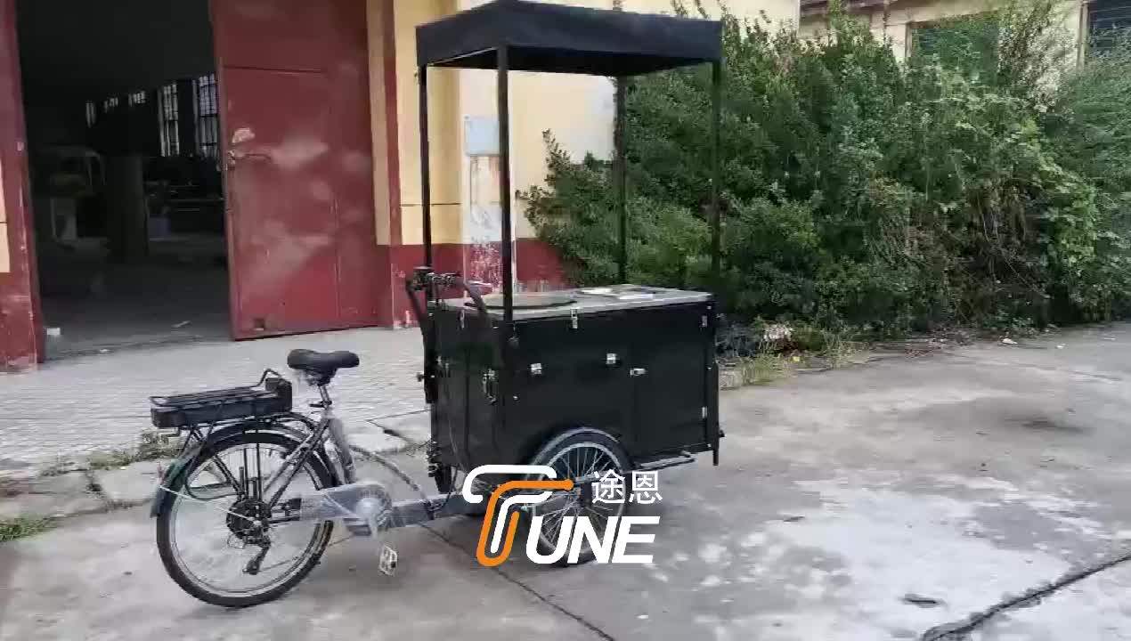 Tune Customized Electric Coffee Bike Mobile Shop Used Coffee Cart Buy Electric Coffee Bike