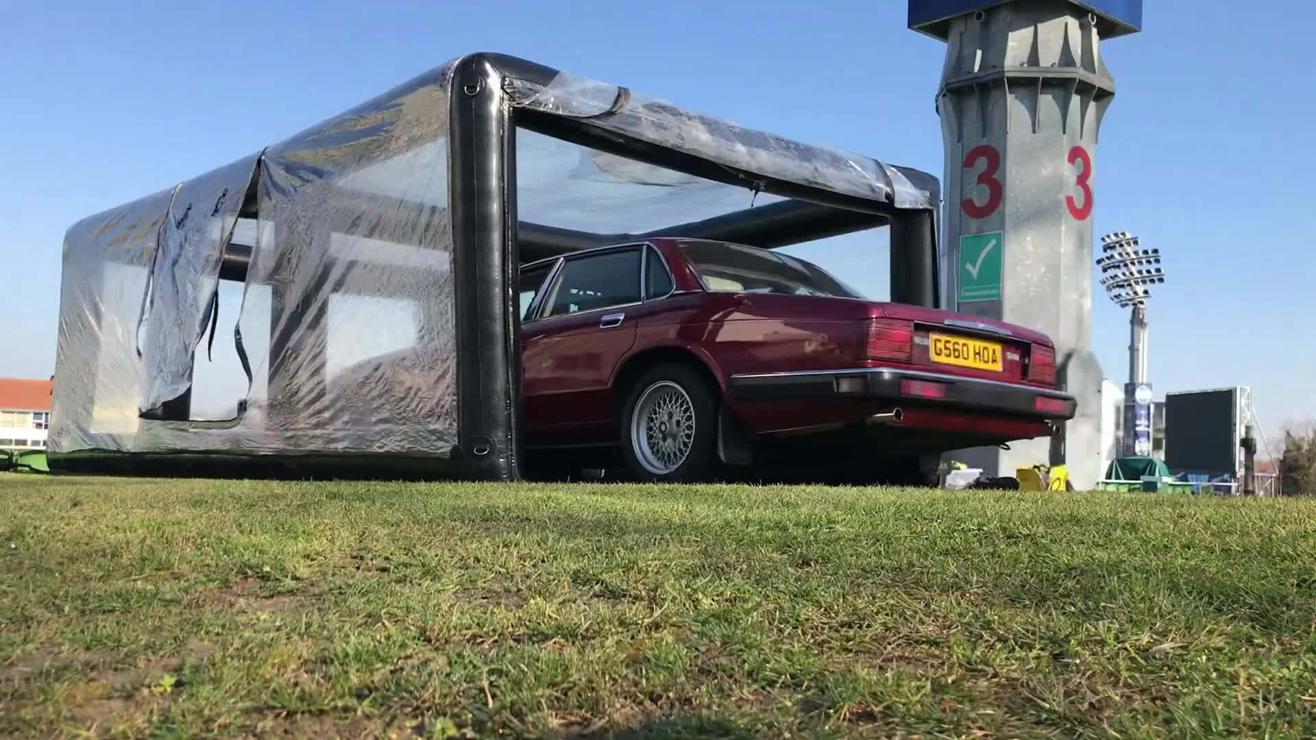 Custom Auto Show Outdoor Portable Inflatable Car Cover Tent Inflatable