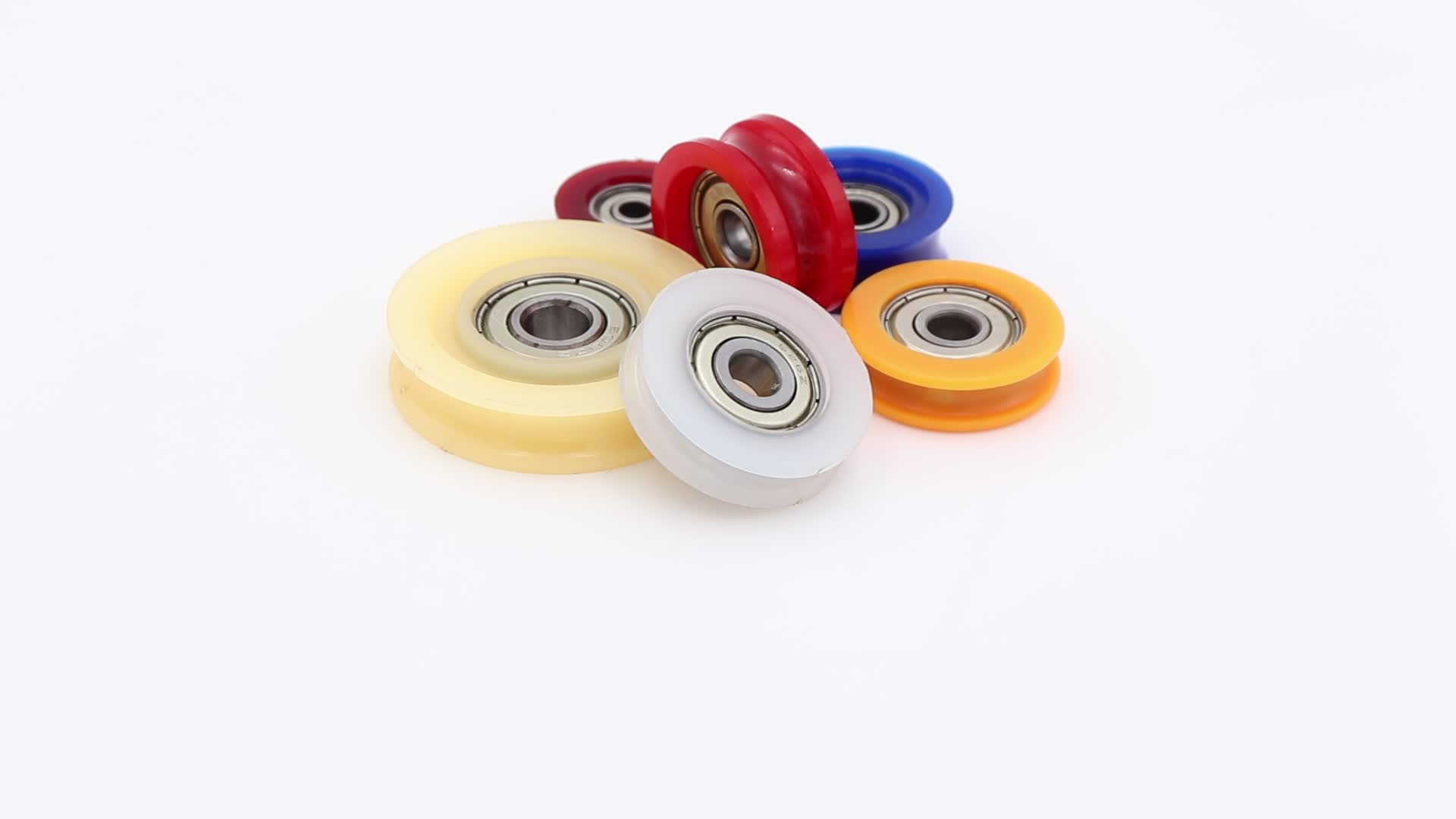 Nylon pulley with 608 bearing sliding door roller 608 pulley wheel