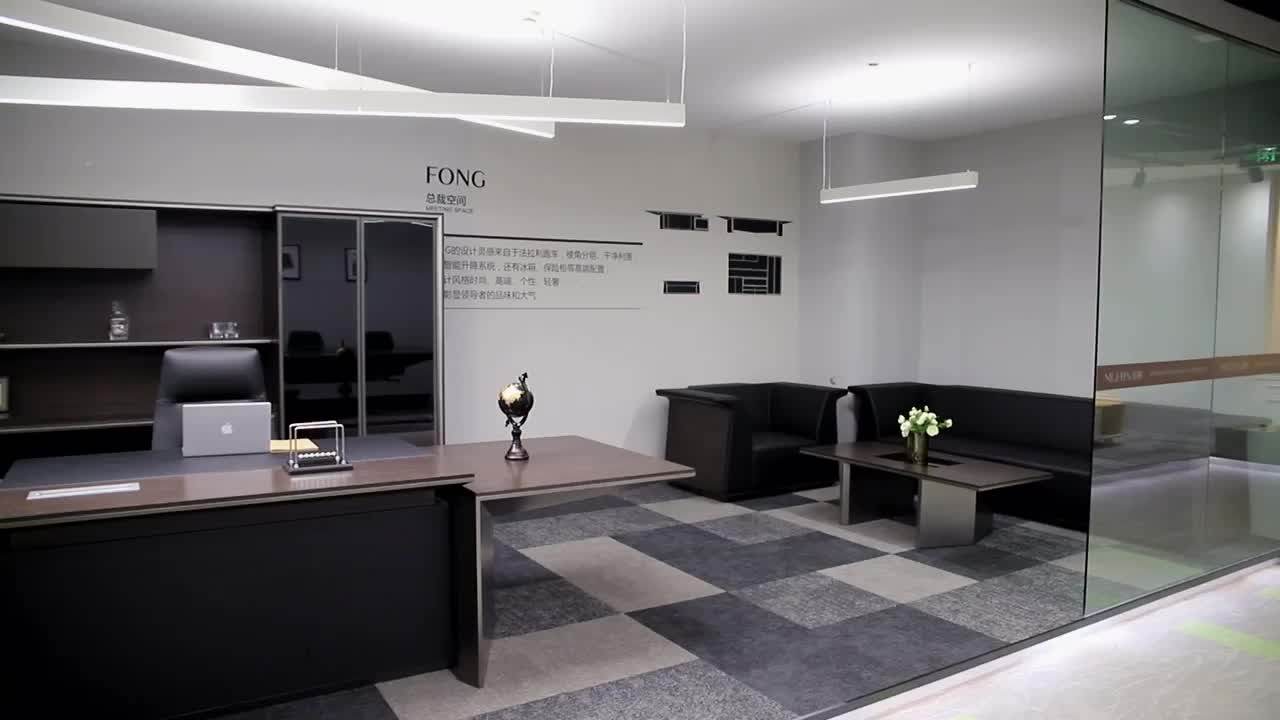 High End High Tech Ceo Executive Office Wood Desk With Intelligent