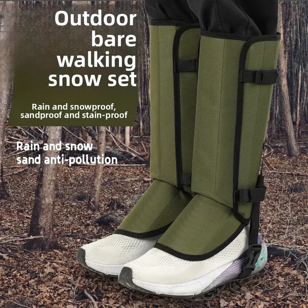 Cross-Border Outdoor Products Anti-Snake Bite Foot Covers Mountaineering Camping Style Anti-Scratch Knee Covers Anti-Snow Shoe Covers Leg Covers