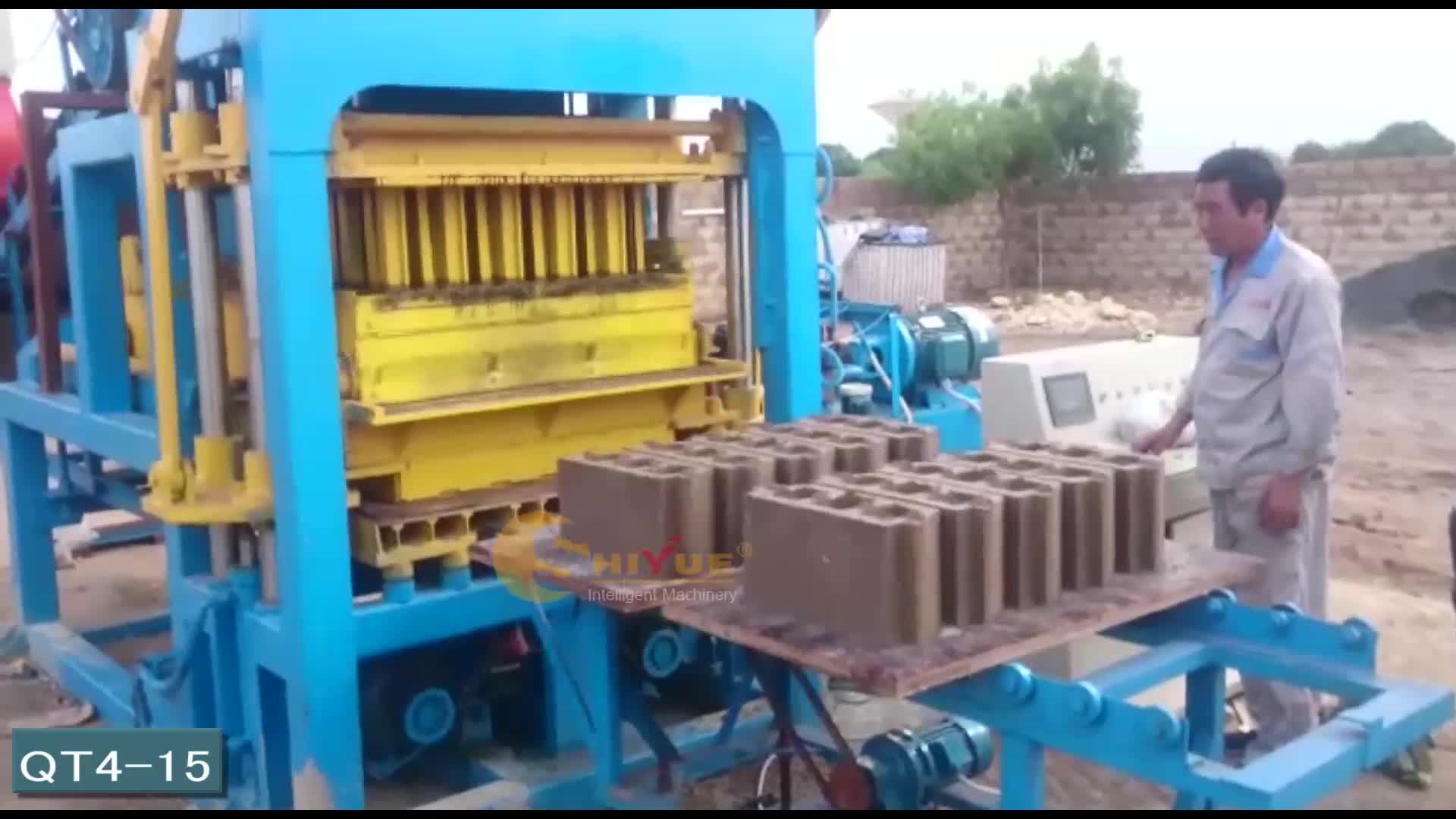 Qt4-15 Automatic Cement Block Maker Machine Kenya - Buy Block Maker