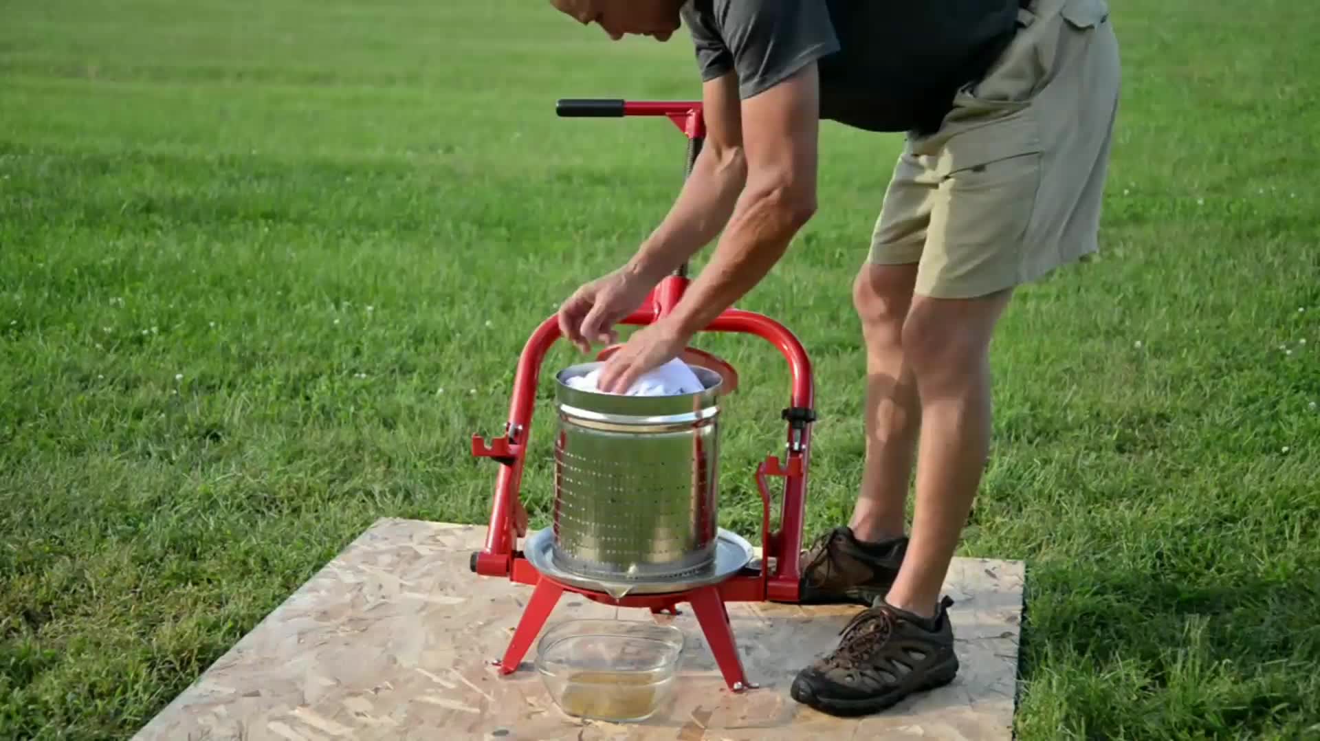 Macintosh Apple Cider Press 5 Gallons Stainless Steel Juicer Extractor