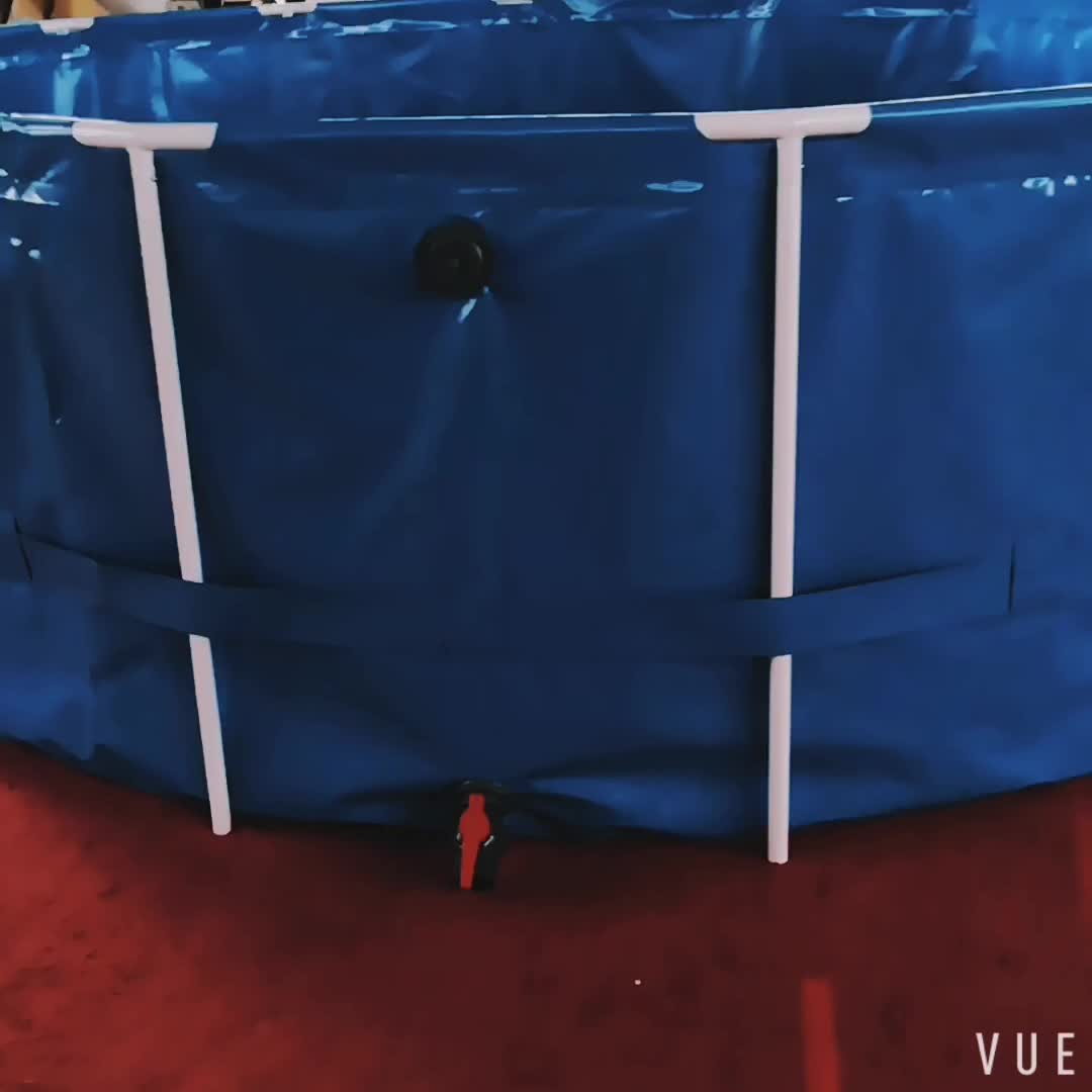 700l Small Size Portable Metal Frame Swimming Pool Round Steel Frame