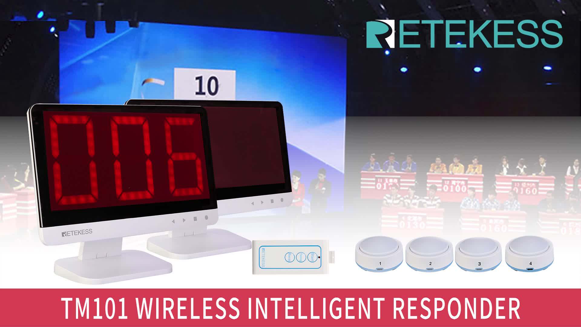 AOENN Lot de 4 buzzers pour jeux de questionnaires, buzzers de réponse pour salle de classe, boutons de sonnerie de jeu télévisé, sonnerie de danger de querelle familiale, buzzers de jeu avec