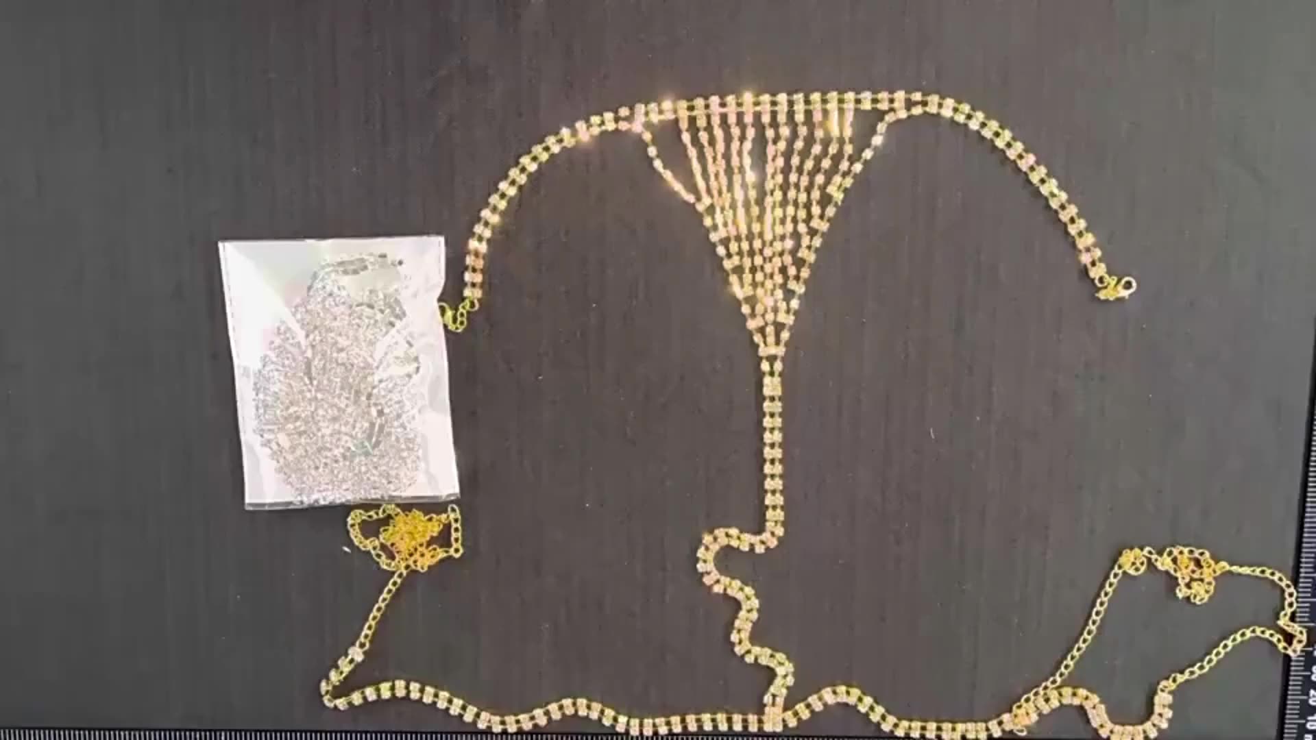 Hot Square Jewelry Panties Women Rhinestone Body Jewellery Chain High