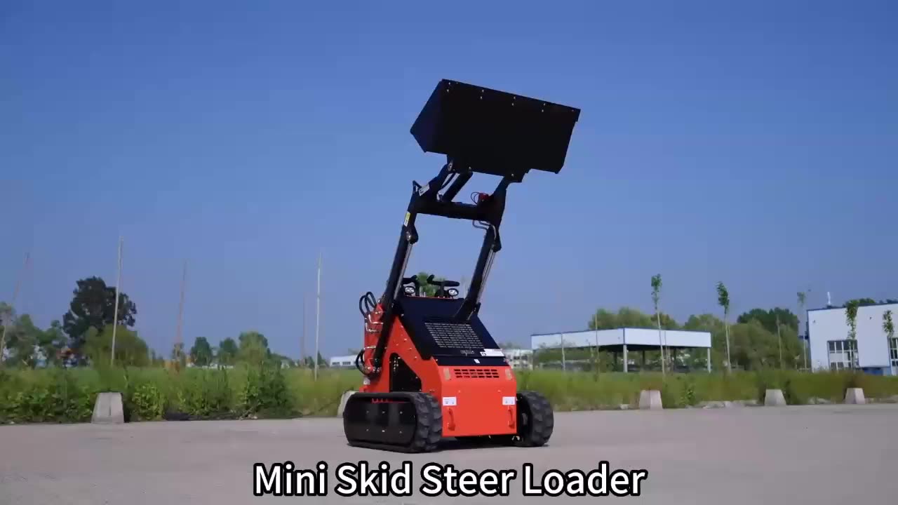 Stand On Diesel Skid Steers Multi Functional Mini Skid Steer Cheap Skid