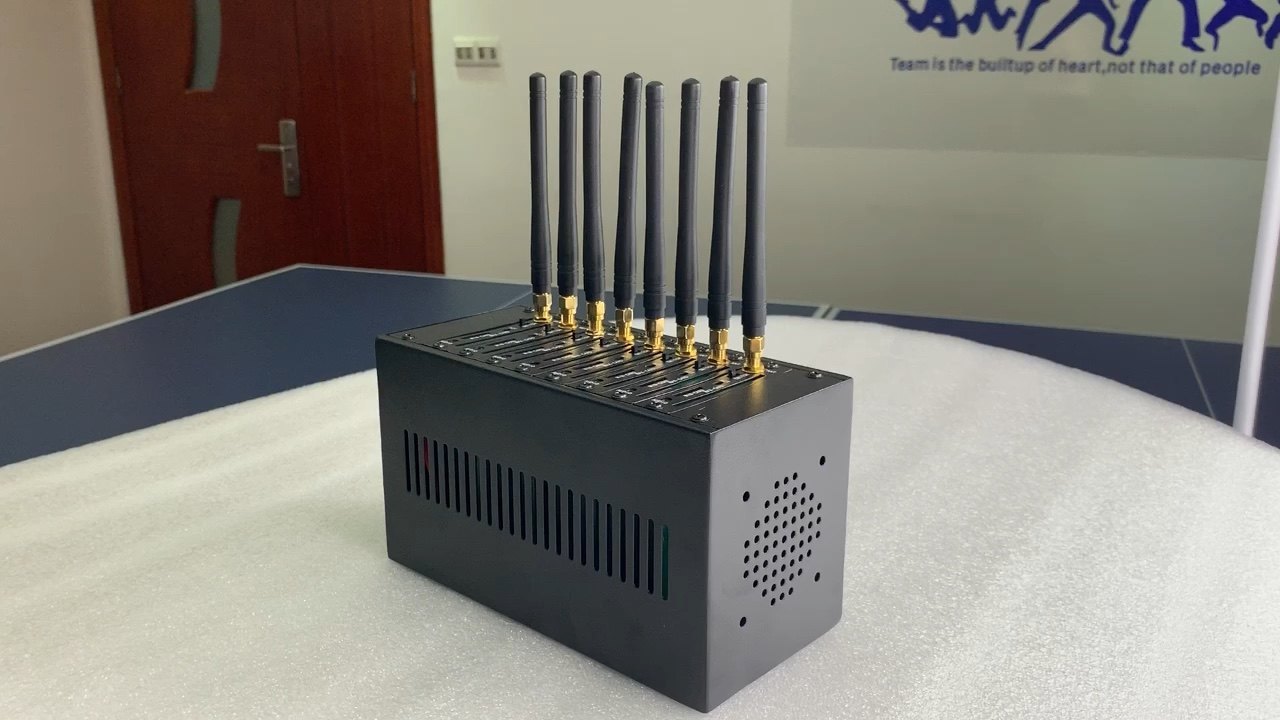 New 8 Port Gsm Modem Sms Gateway Sim Card Send And Receive For Bulk Sms