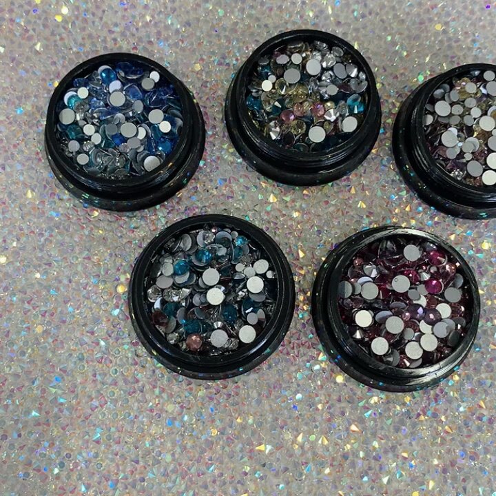 New Design Crystal Gem Diamond Rhinestones 3d Nail Art Buy 3d Nail