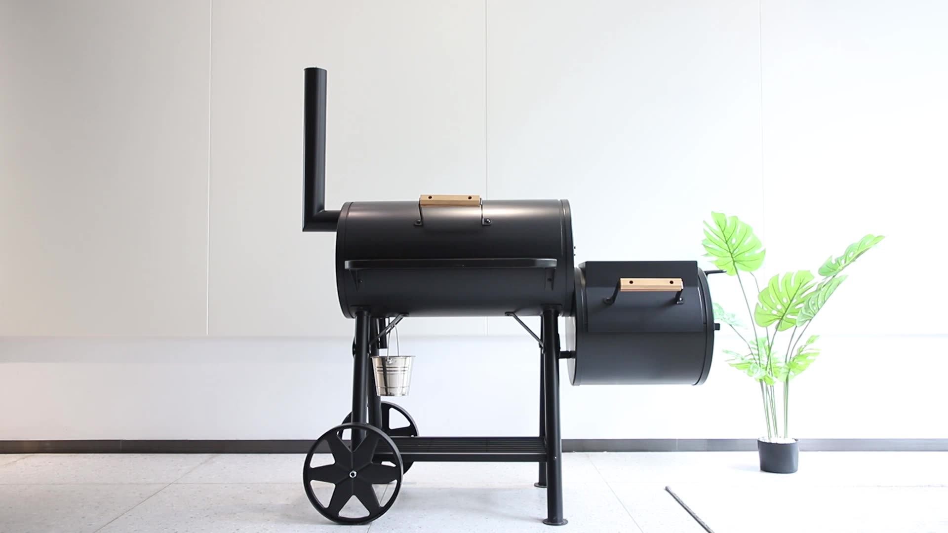 Restaurant Commercial Wood Smoker Charcoal Bbq Grill Smoker Barbecue
