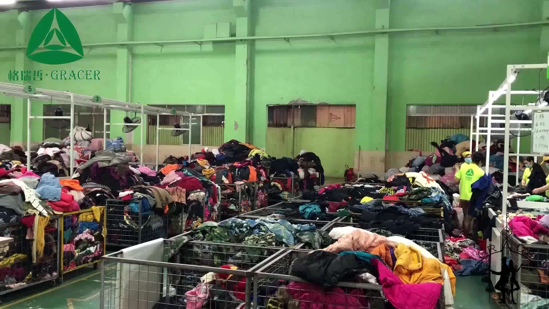 Sorted Bundle Used Clothing Wholesale Second Hand Winter Coat Used