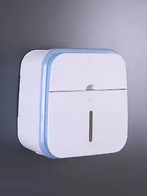 Cosmetic room tissue box toilet paper rack toilet creative non-hole storage waterproof toilet paper roll toilet paper roll sanitary paper box