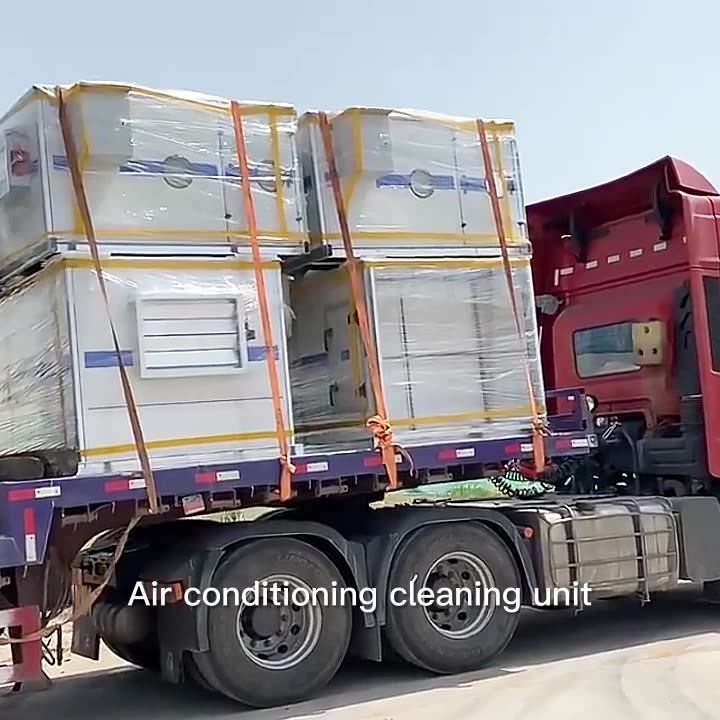 Industrial Central Air Conditioner Clean Room Air Handling Unit Coil