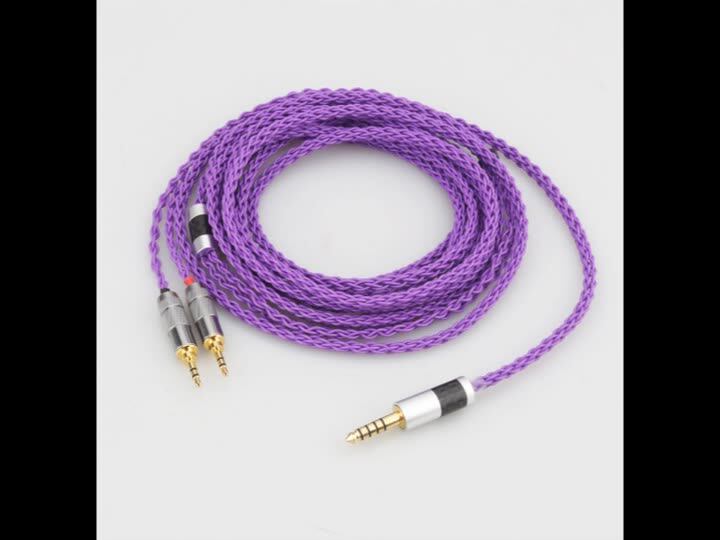 3.5mm 4.4mm バランスオス - デュアル 2.5mm プラグ ヘッドフォン
