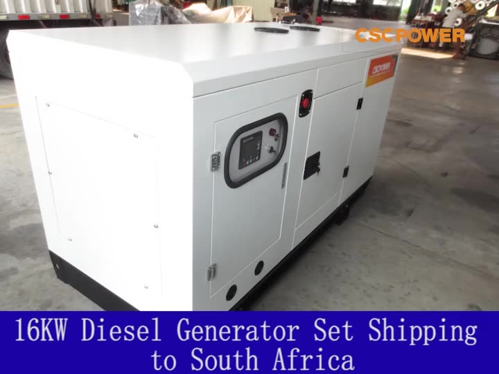 15kw 20kva Diesel Genset With Famous Chinese Engine Silent Type Diesel ...