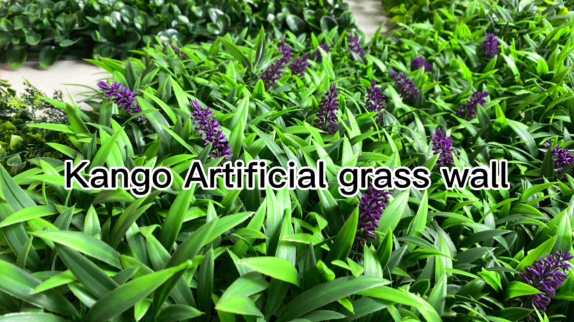 Kango Outdoor Artificial Wall Plants Panel Vertical Garden Green Grass ...