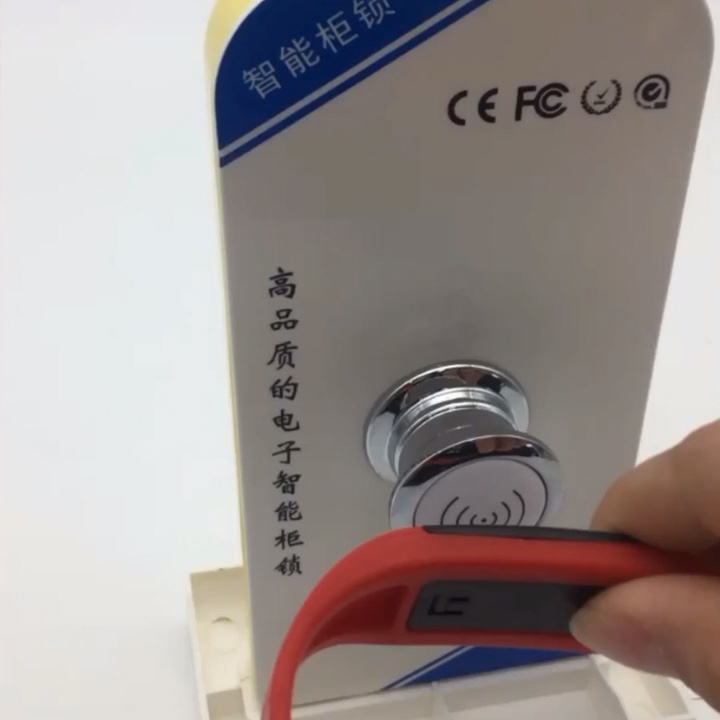 Keyless Smart Small Round Lock With Silicone Silica Gel