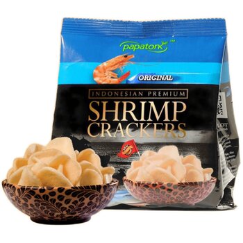 Indonesian pa pa tong classic original shrimp crackers