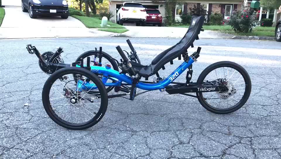 Trikexplor Three Wheel Touring 20 Inch Road Bike Alloy Tricycle