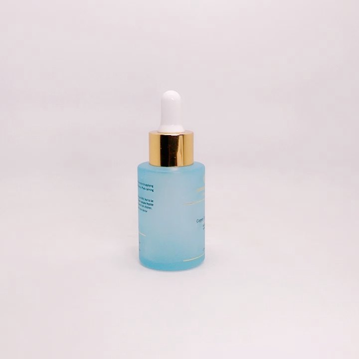 Luxury Cosmetic Packaging Frosted 30 Ml Serum Glass Bottle Face Serum