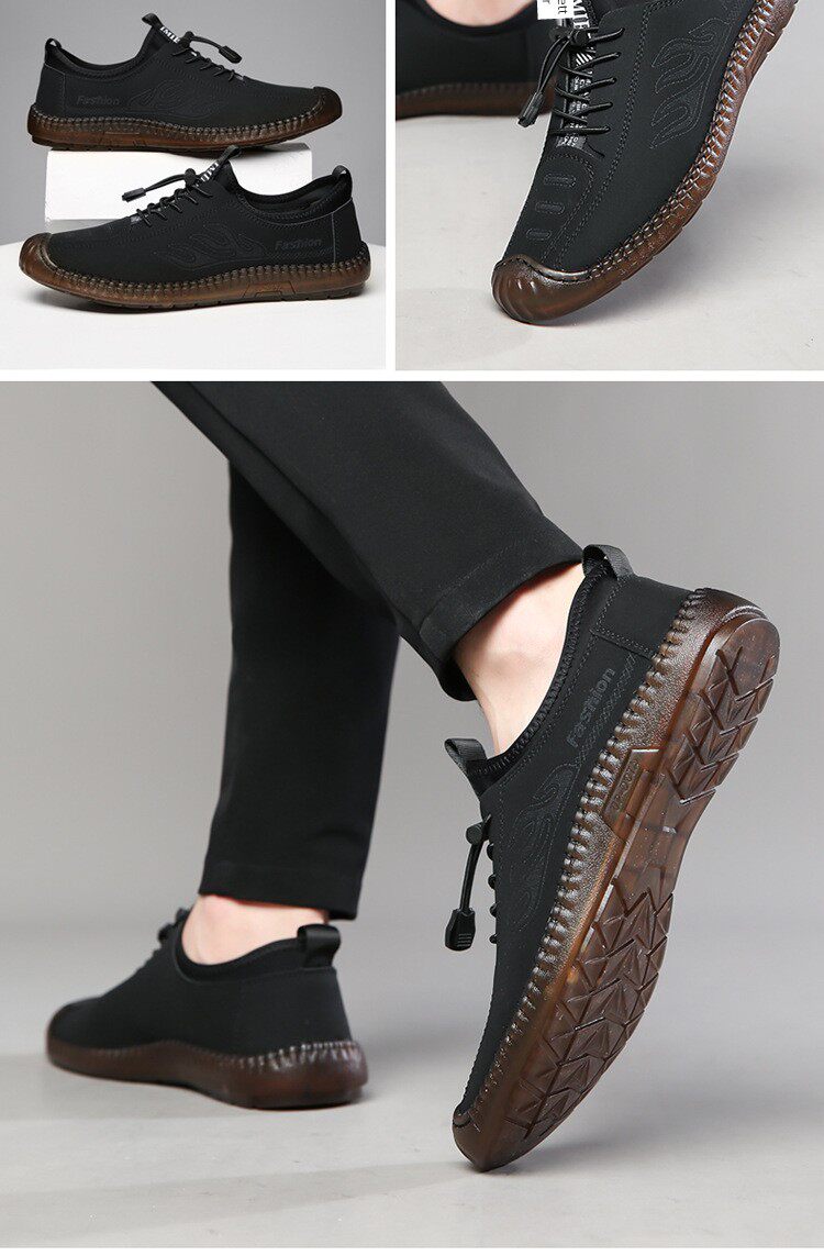 Другое сандалии 潮鞋男鞋皮面凉鞋男士夏季新款透气镂空休闲洞洞鞋软底耐磨开车鞋 Jifanpaul