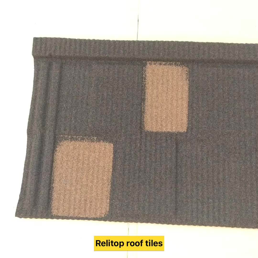 Relitop Lightweight Villa Roofing Material Stone Coated Metal Roof