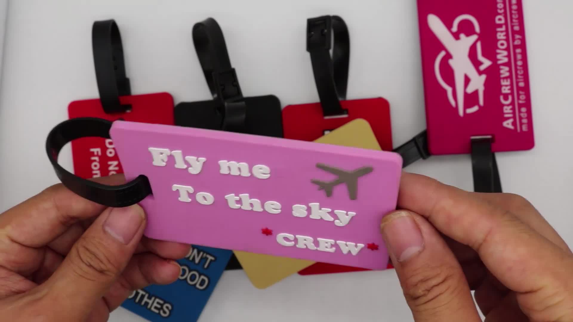 Bulk Personalized Plastic Custom Pvc Luggage Tag,2d 3d Soft Pvc Rubber Travel Luggage Tag Custom