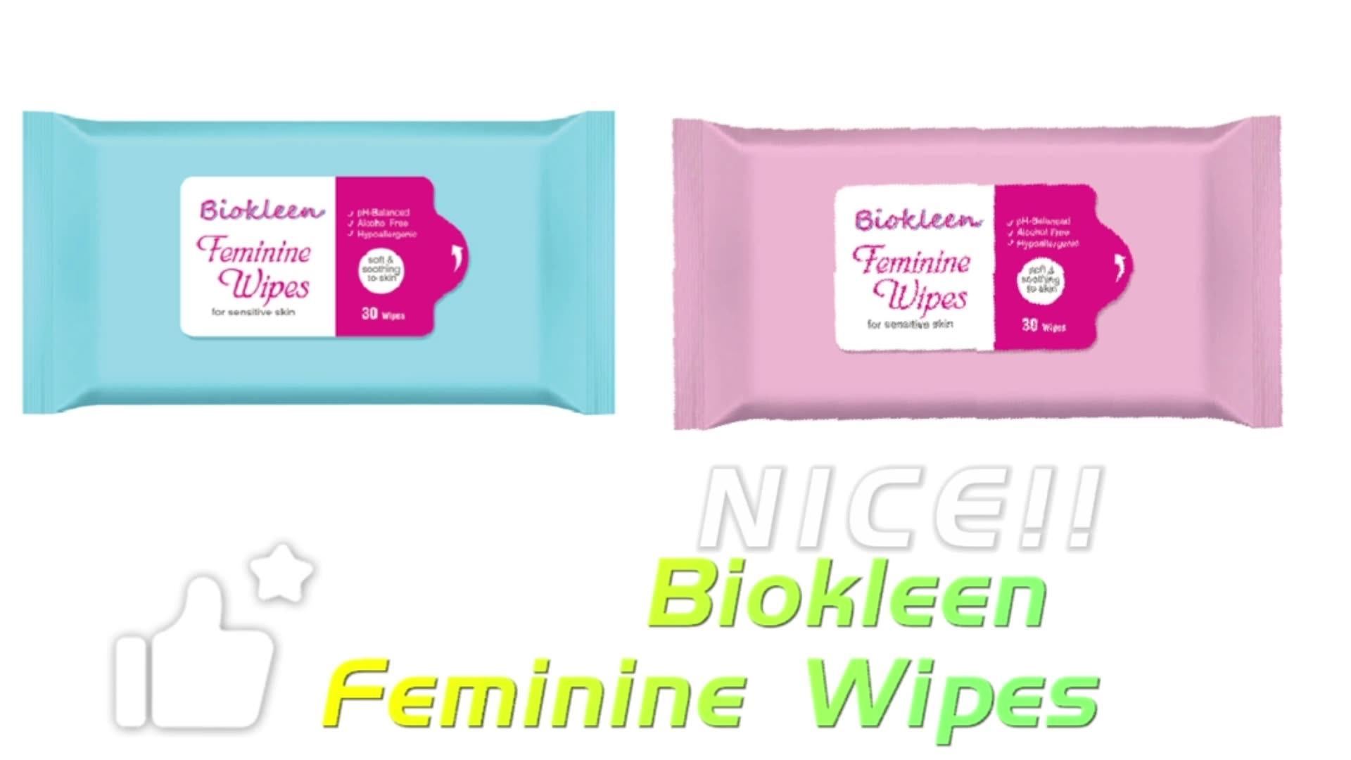 Biokleen Customized Logo Individually Wrapped Unscented Available Ph