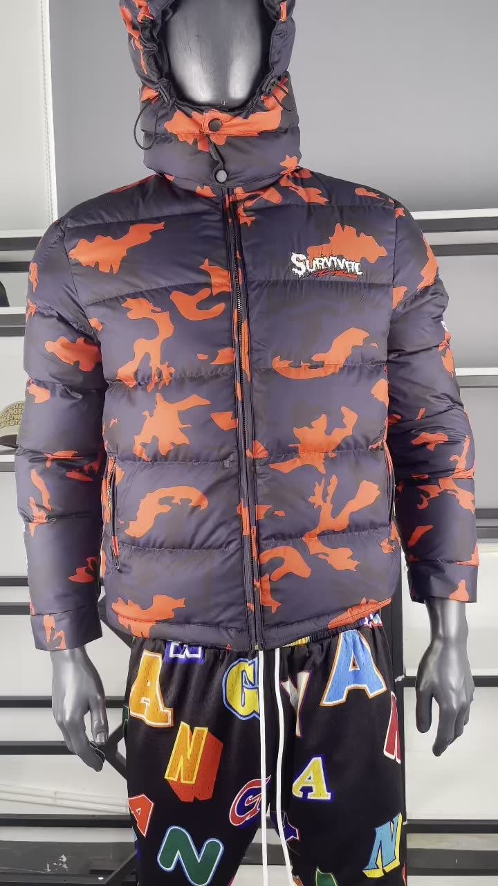 Custom Design Logo Wholesale Thin Ultra Light Duck Goose Fabric For Men