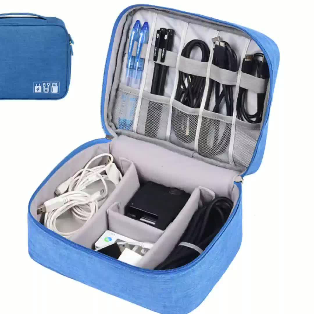 Travel Gadget Organizer Electronics Accessories Carry Bag Digital