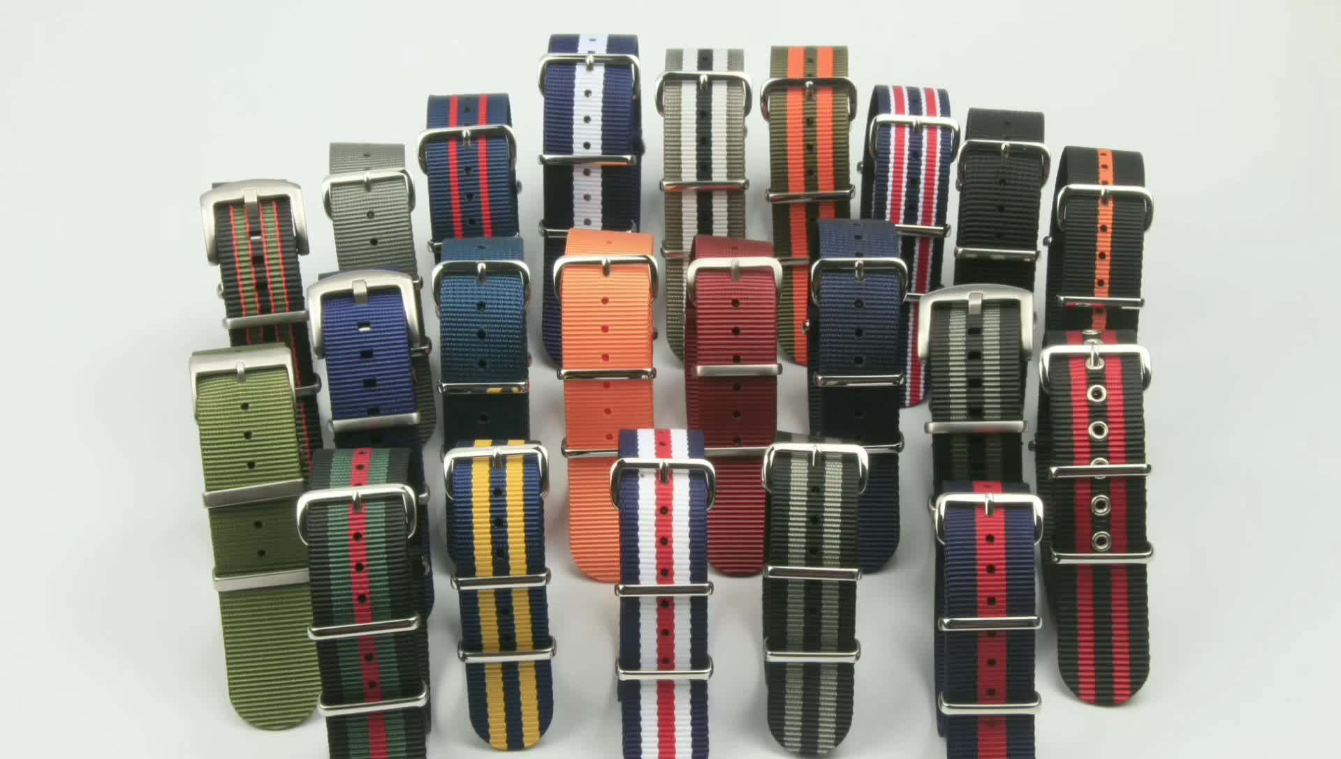 Direct Sales Nylon Watch Band Nato Watch Strap In 18mm 20mm With