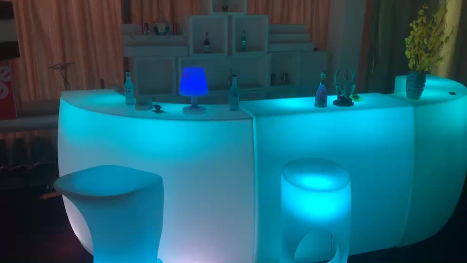 Top Glass Luminous Stand Up Led Light Up Bar Table Buy Stand Up Bar