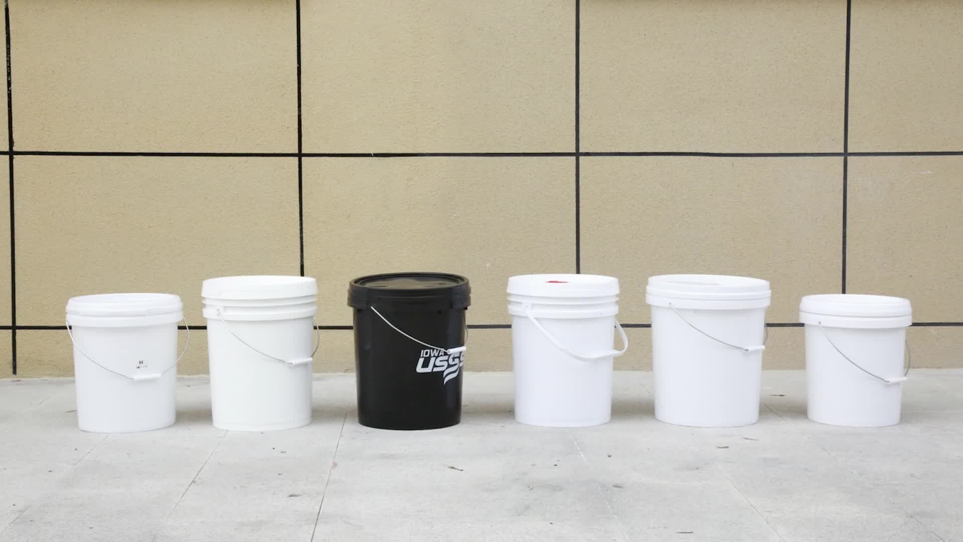 1 Liter Food Grade Paint Plastic Honey Bucket Pail With Lid Buy 1kg 1.2l 1.5l 1 Litre L Liter